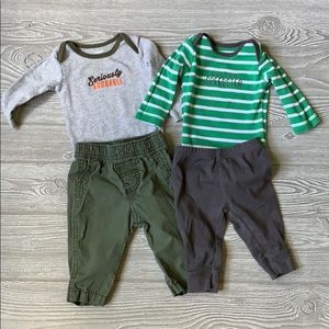 Lot of 2 Carter’s outfits size 3 months